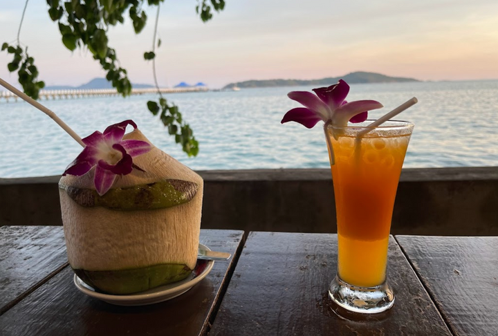 Beach side dining in Phuket on a budget. 