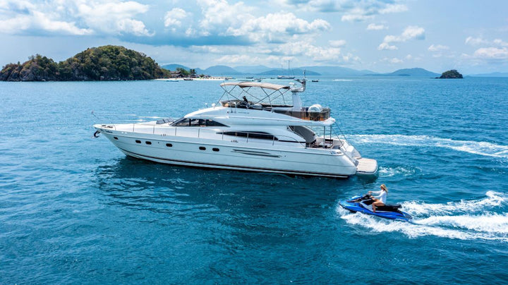 Charter the luxurious Princess Yacht in Phuket for day trips and tours.